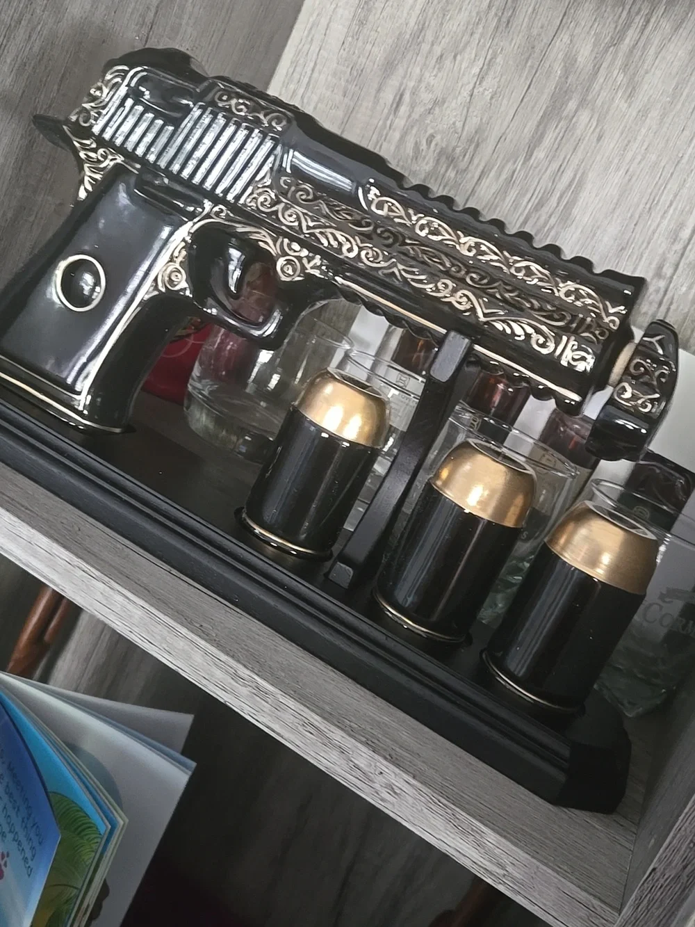 Decanter And Shot Glasses New